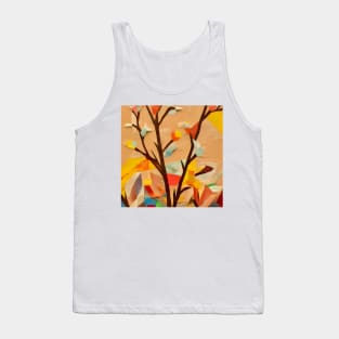 Buds on Branches Collage Tank Top